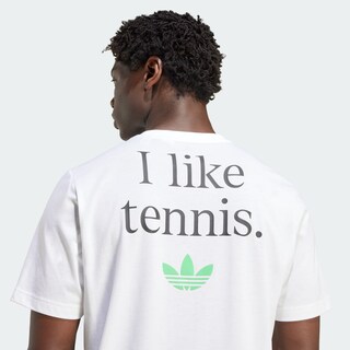 Foto 6 | Foto 6 | Playera De Tenis Graphic Adidas Blanco Hombre