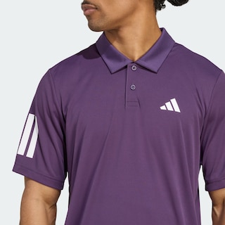 Foto 6 | Foto 6 | Playera Polo Club De Tenis 3 Franjas Adidas Violeta Hombre