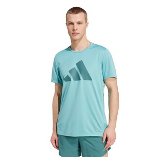 Foto 2 | Foto 2 | Playera Run It Adidas Turquesa Hombre