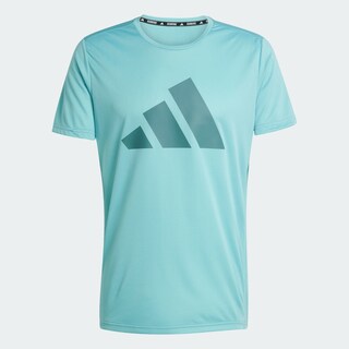 Foto 3 | Foto 3 | Playera Run It Adidas Turquesa Hombre