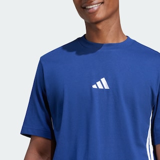 Foto 6 | Foto 6 | Playera Essentials 3 Franjas Tejido Jersey Adidas Azul Hombre