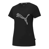 Playera Puma Mass Merchant Negra para Hombre