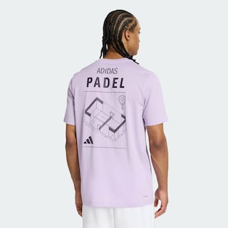 Foto 4 | Foto 4 | Playera Graphic Category Para Pádel Adidas Violeta Hombre