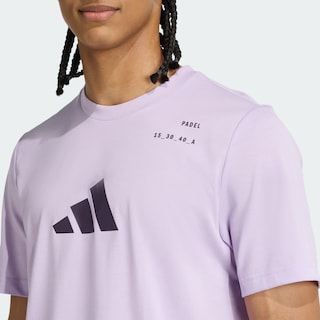 Foto 7 | Foto 7 | Playera Graphic Category Para Pádel Adidas Violeta Hombre