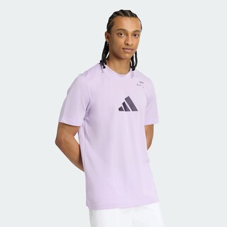 Foto 5 | Foto 5 | Playera Graphic Category Para Pádel Adidas Violeta Hombre