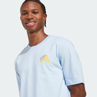 Foto 6 | Foto 6 | Playera Graphic Food Grilled Cheese Adidas Azul Hombre