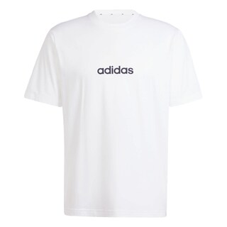 Foto 1 | Foto 1 | Playera Essentials Linear Single Jersey Adidas Blanco Hombre