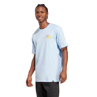 Foto 2 | Foto 2 | Playera Graphic Food Grilled Cheese Adidas Azul Hombre