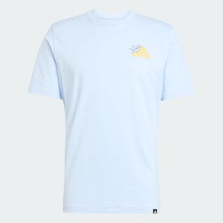 Foto 3 | Foto 3 | Playera Graphic Food Grilled Cheese Adidas Azul Hombre