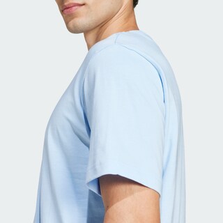Foto 6 | Foto 6 | Playera Essentials Logo Pequeño Tejido Jersey Adidas Azul Hombre