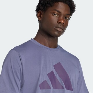 Foto 4 | Foto 4 | Playera Deportiva Train Essentials Feelready Logo Adidas Violeta Hombre