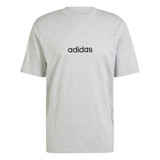 Foto 1 | Foto 1 | Playera Essentials Linear Single Jersey Adidas Gris Hombre