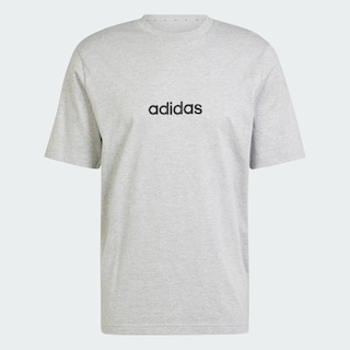 Foto 3 | Foto 3 | Playera Essentials Linear Single Jersey Adidas Gris Hombre