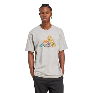 Foto 2 | Foto 2 | Playera Graphic Doodle Hunt Skate Adidas Gris Hombre