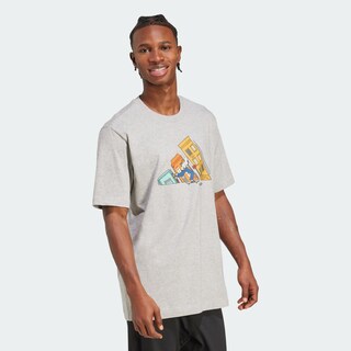 Foto 5 | Foto 5 | Playera Graphic Doodle Hunt Skate Adidas Gris Hombre
