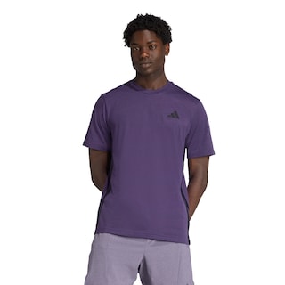 Foto 1 | Foto 1 | Playera 3 Franjas Train Essentials Training Feelready Adidas Violeta Hombre