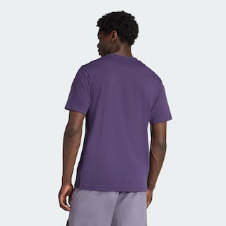 Foto 2 | Foto 2 | Playera 3 Franjas Train Essentials Training Feelready Adidas Violeta Hombre
