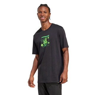 Foto 2 | Foto 2 | Playera Graphic Futurismo Retro Adidas Negro Hombre