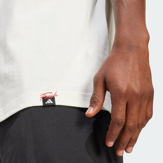 Foto 7 | Foto 7 | Playera Mini Pizza Graphic Adidas Blanco Hombre