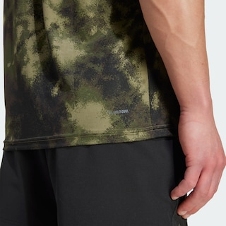 Foto 7 | Foto 7 | Camiseta De Entrenamiento Essentials De Temporada Completamente Estampada Adidas Verde Hombre