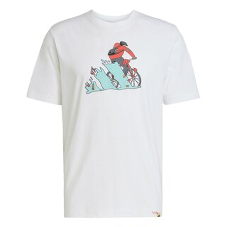 Foto 1 | Foto 1 | Playera Graphic Doodle Hunt Bike Adidas Blanco Hombre