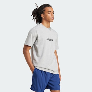 Foto 5 | Foto 5 | Playera Essentials Linear Single Jersey Adidas Gris Hombre