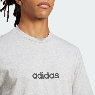 Foto 6 | Foto 6 | Playera Essentials Linear Single Jersey Adidas Gris Hombre
