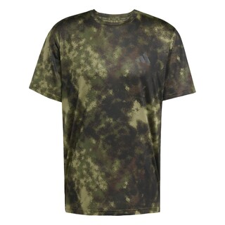 Foto 1 | Foto 1 | Camiseta De Entrenamiento Essentials De Temporada Completamente Estampada Adidas Verde Hombre