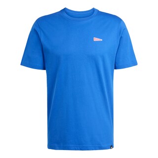 Foto 1 | Foto 1 | Playera Graphic Pennant Trim Adidas Azul Hombre