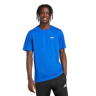 Foto 2 | Foto 2 | Playera Graphic Pennant Trim Adidas Azul Hombre