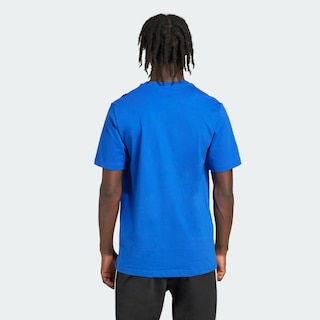 Foto 4 | Foto 4 | Playera Graphic Pennant Trim Adidas Azul Hombre