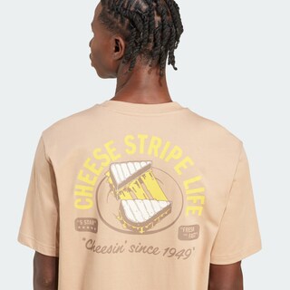 Foto 7 | Foto 7 | Playera Graphic Food Grilled Cheese Adidas Café Hombre