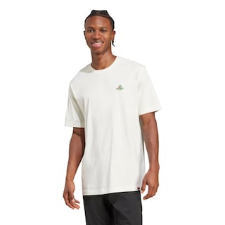 Foto 2 | Foto 2 | Playera Mini Pizza Graphic Adidas Blanco Hombre