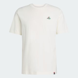 Foto 3 | Foto 3 | Playera Mini Pizza Graphic Adidas Blanco Hombre
