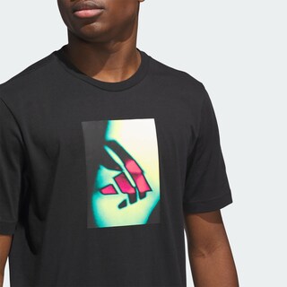 Foto 6 | Foto 6 | Playera Graphic Feel Of Light Box Adidas Negro Hombre