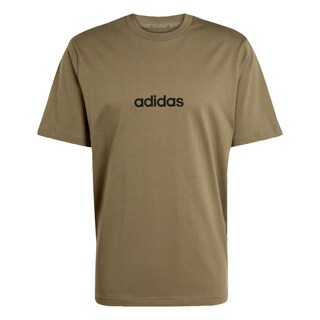 Foto 1 | Foto 1 | Playera Essentials Linear Single Jersey Adidas Verde Hombre