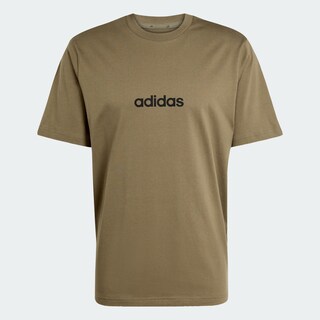 Foto 3 | Foto 3 | Playera Essentials Linear Single Jersey Adidas Verde Hombre