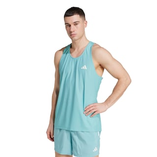 Foto 2 | Foto 2 | Playera Sin Mangas Own The Run Adidas Turquesa Hombre