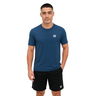 Foto 1 | Foto 1 | Playera Wilson Mc Bee Jaspeada Cuello Redondo Hombre