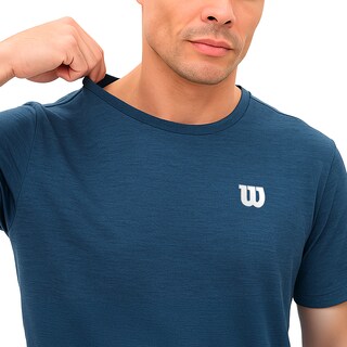 Foto 3 | Foto 3 | Playera Wilson Mc Bee Jaspeada Cuello Redondo Hombre