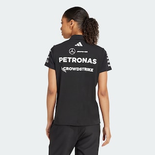 Foto 4 | Foto 4 | Playera Polo Negra Mercedes - Amg Petronas Formula One Team Adidas Negro Mujer