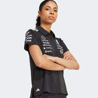 Foto 5 | Foto 5 | Playera Polo Negra Mercedes - Amg Petronas Formula One Team Adidas Negro Mujer