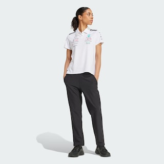Foto 4 | Foto 4 | Playera Polo Mercedes - Amg Petronas Formula One Team White Adidas Blanco Mujer