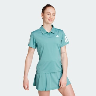 Foto 5 | Foto 5 | Playera Polo De Tenis Club Climacool 3 Franjas Adidas Turquesa Mujer