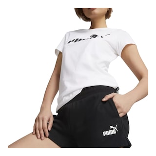 Foto 3 | Foto 3 | Short Puma Ess 4 Sweat Shorts Tr Para Mujer Color Negro Modelo 58682401
