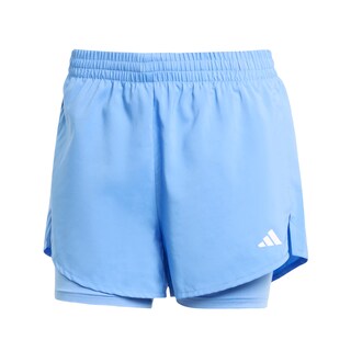 Foto 1 | Foto 1 | Shorts Aeroready 2 En 1 Adidas Azul Mujer