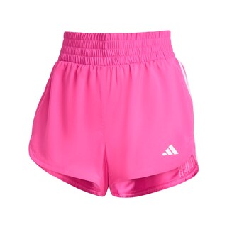 Foto 1 | Foto 1 | Shorts Pacer Training 3 Franjas Tejidos Corte Alto Adidas Rosa Mujer