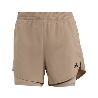Foto 1 | Foto 1 | Shorts Aeroready 2 En 1 Adidas Café Mujer