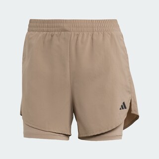 Foto 3 | Foto 3 | Shorts Aeroready 2 En 1 Adidas Café Mujer