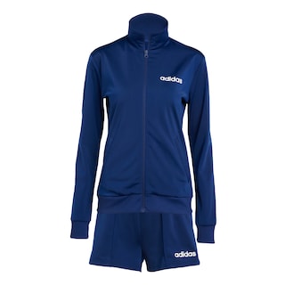 Foto 1 | Foto 1 | Conjunto Essentials Linear Shorts Adidas Azul Mujer